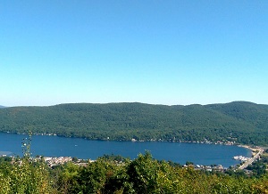 Lake George Hiking - View of Lake George from Prospect Mountain