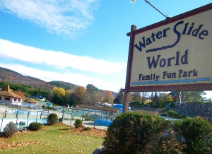 Water Slide World sign