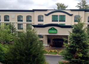 Entrance of the Wingate by Wyndham Lake George