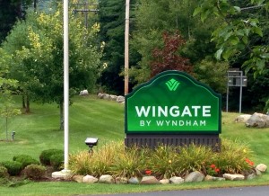 Sign of Wingate by Wyndham Lake George
