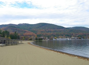 Beach of Lake George