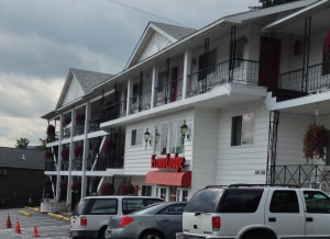 Front of the Econo Lodge Downtown Lake George