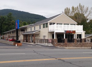 From of the Motel 6 Lake George